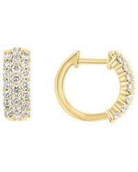 Effy Fine Jewelry - 14K 0.97 Ct. Tw. Diamond Earrings - Lyst