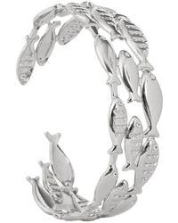 Saachi - Fish Metal Cuff Bracelet - Lyst