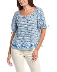 Max Studio - Tie-Sleeve Blouse - Lyst