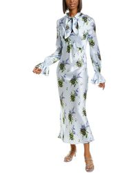 blue handkerchief dress