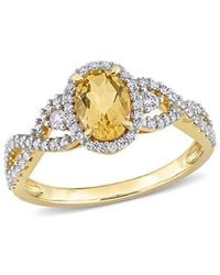 Rina Limor - 10k 1.08 Ct. Tw. Diamond & Gemstone Ring - Lyst