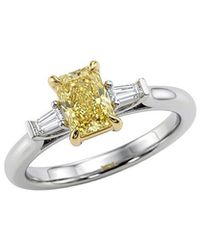 Lab Grown Diamonds - 14K 2.50 Ct. Tw. Lab-Grown Diamond 3 Stone Engagement Ring - Lyst