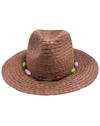 Nicole Miller - Straw Panama Hat - Lyst
