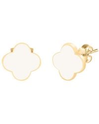 Gabi Rielle - 14K Over Clover Earrings - Lyst