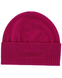 Givenchy - Ribbed Embroidered Logo Wool Beanie - Lyst