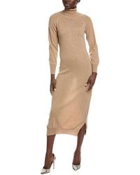 Brodie Cashmere - Turtleneck Wool & Cashmere-Blend Sweaterdress - Lyst