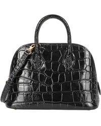 Tiffany & Fred Paris - Mini Croc-Embossed Leather Satchel - Lyst