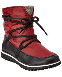 sorel boot red laces
