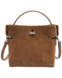 Tiffany & Fred Paris - Suede Mini Top Handle Crossbody - Lyst