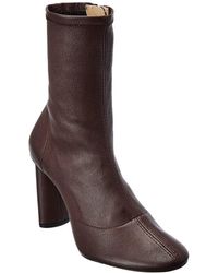 STUDIO AMELIA Glove Leather Boot - Brown