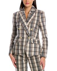 Alexia Admor - Classic Double-Breasted Wool-Blend Blazer - Lyst