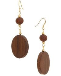 Kenneth Jay Lane - 18K Plated Dangle Earrings - Lyst