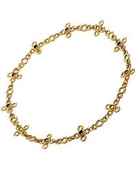 Chanel - 18K Gemstone Choker Necklace (Authentic Pre-Owned) - Lyst