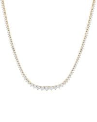 Diana M. Jewels - Fine Jewelry 14k 10.00 Ct. Tw. Diamond Tennis Necklace - Lyst