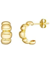 HAWLEY ST - 14K J-Hoop Earrings - Lyst