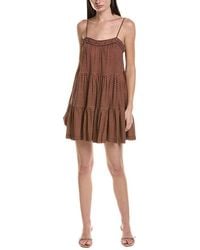 Saltwater Luxe - Linen-Blend Tank Mini Dress - Lyst