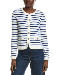 Tahari - The Makena Wool & Cashmere-Blend Cardigan - Lyst