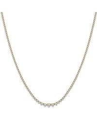 Lab Grown Diamonds - 14K 4.01 Ct. Tw. Lab Grown Diamond Necklace - Lyst