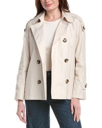 Sam Edelman - Cropped Double-Breasted Swing Jacket - Lyst