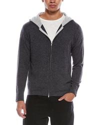 Brodie Cashmere - Zip Wool & Cashmere-Blend Hoodie - Lyst