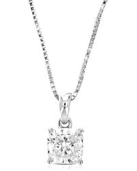 Amairah - 14K 1.50 Ct. Tw. Lab-Grown Diamond Pendant Necklace - Lyst