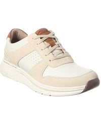 Clarks - Motion Trex Leather & Suede Sneaker - Lyst