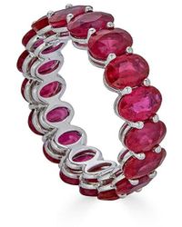 Diana M. Jewels - Fine Jewelry 18K 10.30 Ct. Tw. Rubies Eternity Ring - Lyst
