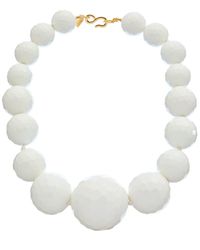 Kenneth Jay Lane - Plated Graduated Necklace - Lyst