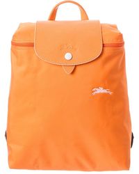 Longchamp Le Pliage Club Nylon Backpack - Orange