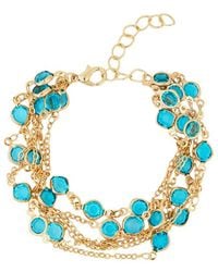 Saachi - Glass Multi Layer Bracelet - Lyst