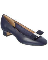 Ferragamo - Vara 2.0 Leather Pump - Lyst