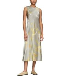 Lafayette 148 New York - Pleat Front Asymmetric Dress - Lyst