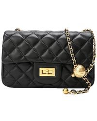 Tiffany & Fred Paris - Quilted Sheepskin Leather Crossbody - Lyst