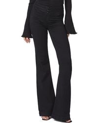 PAIGE - Corset Genevieve Wide Flare Pant - Lyst