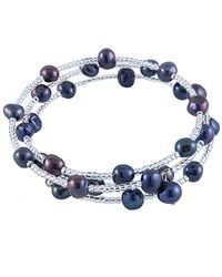 Splendid - Rhodium Plated 7-8mm Freshwater Pearl Coil Bracelet - Lyst