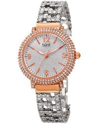 Burgi - Burgi Alloy And Crystals Watch - Lyst