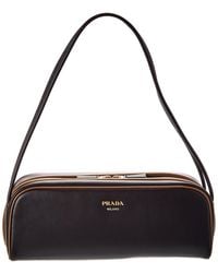 Prada - Swing Smooth Leather Shoulder Bag - Lyst