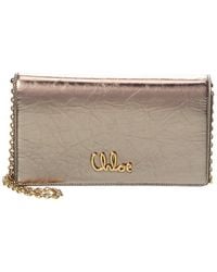 Chloé - Iconic Leather Wallet On Chain - Lyst