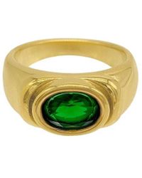 Adornia - 14k Plated Statement Ring - Lyst