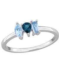 Rina Limor - 0.52 Ct. Tw. Topaz Three-Stone Ring - Lyst