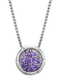 John Hardy - Bamboo Silver Lava Pendant Necklace - Lyst