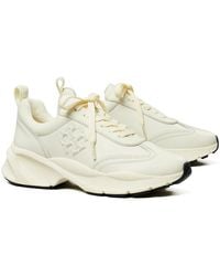 Tory Burch - Good Luck Leather Trainer Sneaker - Lyst