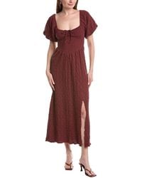 Saltwater Luxe - Textured Midi Dress - Lyst