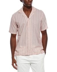 Orlebar Brown - Maitan Boarder Stripe Shirt - Lyst