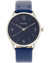 Simplify - Quartz The 6300 Black Dial - Lyst