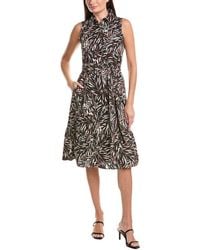 Jones New York - Belted Midi Shirtdress - Lyst