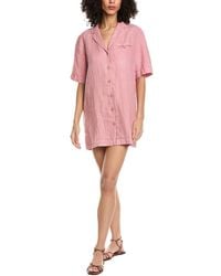 Faherty - Paradise Point Linen Mini Dress - Lyst