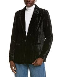 Michael Stars - Darby Crushed Velvet Blazer - Lyst