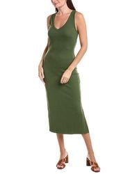 Michael Stars - Lilo V-Neck Midi Dress - Lyst