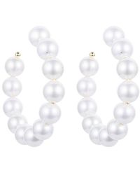 Eye Candy LA - Sharon Fresh Water Pearl Loop Earrings - Lyst
